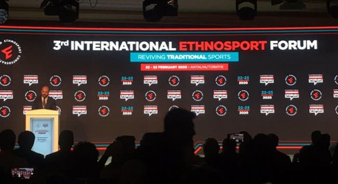 3. Uluslararası Etnospor Forumu Antalya da başladı