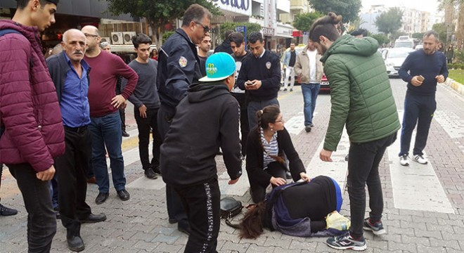 Alanya da tek teker şovunda faciadan dönüldü