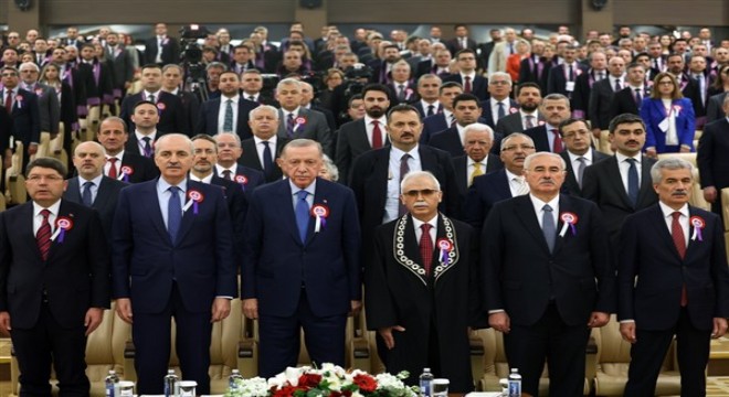 Cumhurbaşkanı Erdoğan Anayasa Mahkemesi ndeki törene katıldı