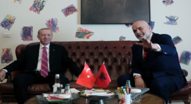 Cumhurbaşkanı Erdoğan, Arnavutluk Başbakanı Rama ile ortak basın toplantısı düzenledi
