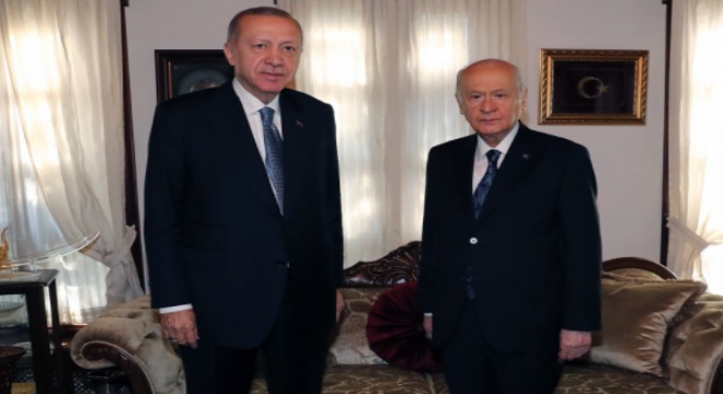 Cumhurbaşkanı Erdoğan, Bahçeli yi ziyaret etti