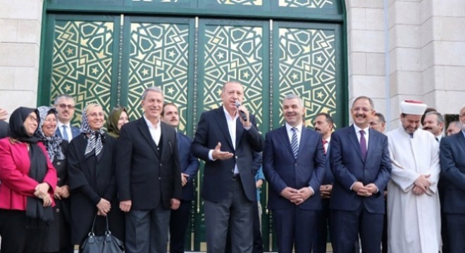 Erdoğan Orgeneral Hulusi Akar Camii ni açtı