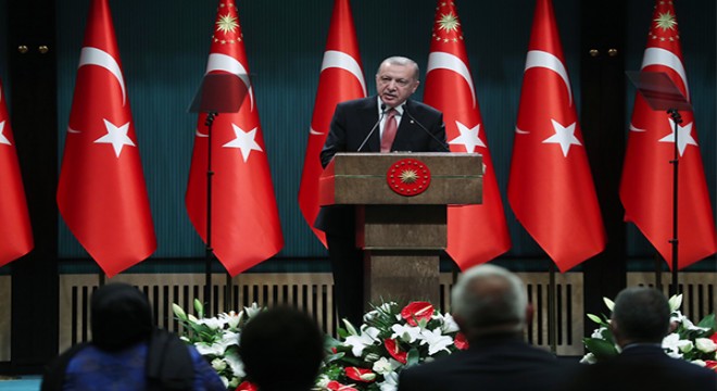 Erdoğan, kabine toplantısının ardında millete sesledi