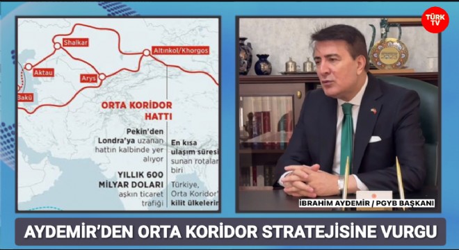 İbrahim AYDEMİR: Türkiye, Orta Koridor ve Enerji Hattıyla Geleceğin Ticaret Merkezi Olacak