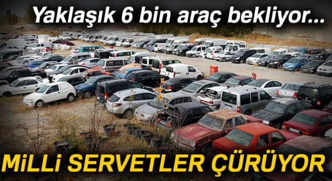 Milli servetler çürüyor