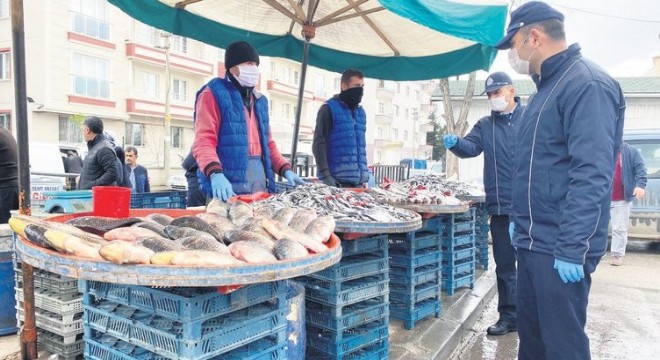 Sincan pazar yerinde önlemlere devam
