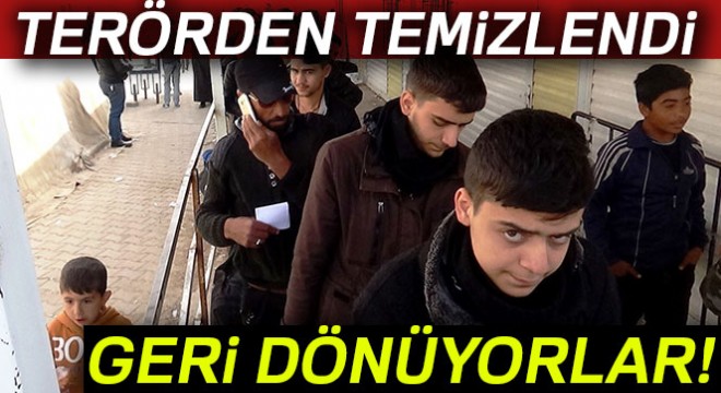 Suriyelilerin bir kısmı ülkelerine kesin dönüş yapıyor