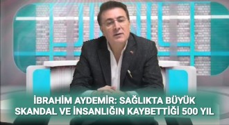 Aydemir, sağlık sektöründe ticari kaygıların önüne geçilmeli