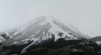 Palandöken Dağı'na Sezonun İlk Karı Düştü