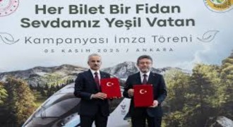 YHT Yolcuları Adına 13 Milyon Fidan Dikilecek